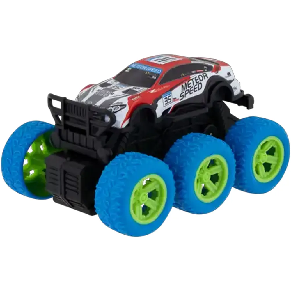 6 Wheeler Off-Road Die Cast Toy Car (Design May Vary)