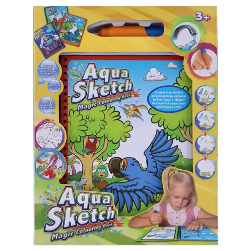 Aqua Sketch Magic Colouring Book (Design May Vary)
