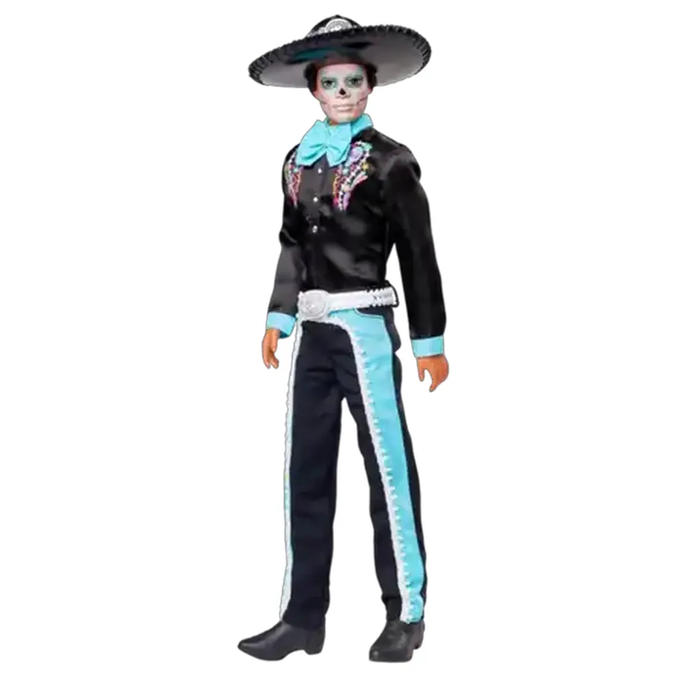 Barbie Signature Día De Muertos 2024 Collectible Ken Doll in Black Suit with Hat