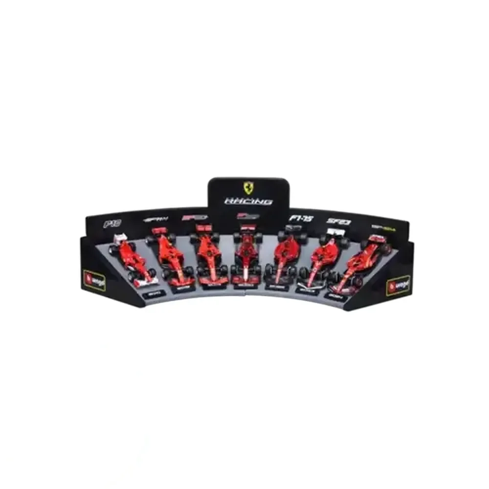 Bburago F1 Ferrari Display 1:43 Scale 7-Pack