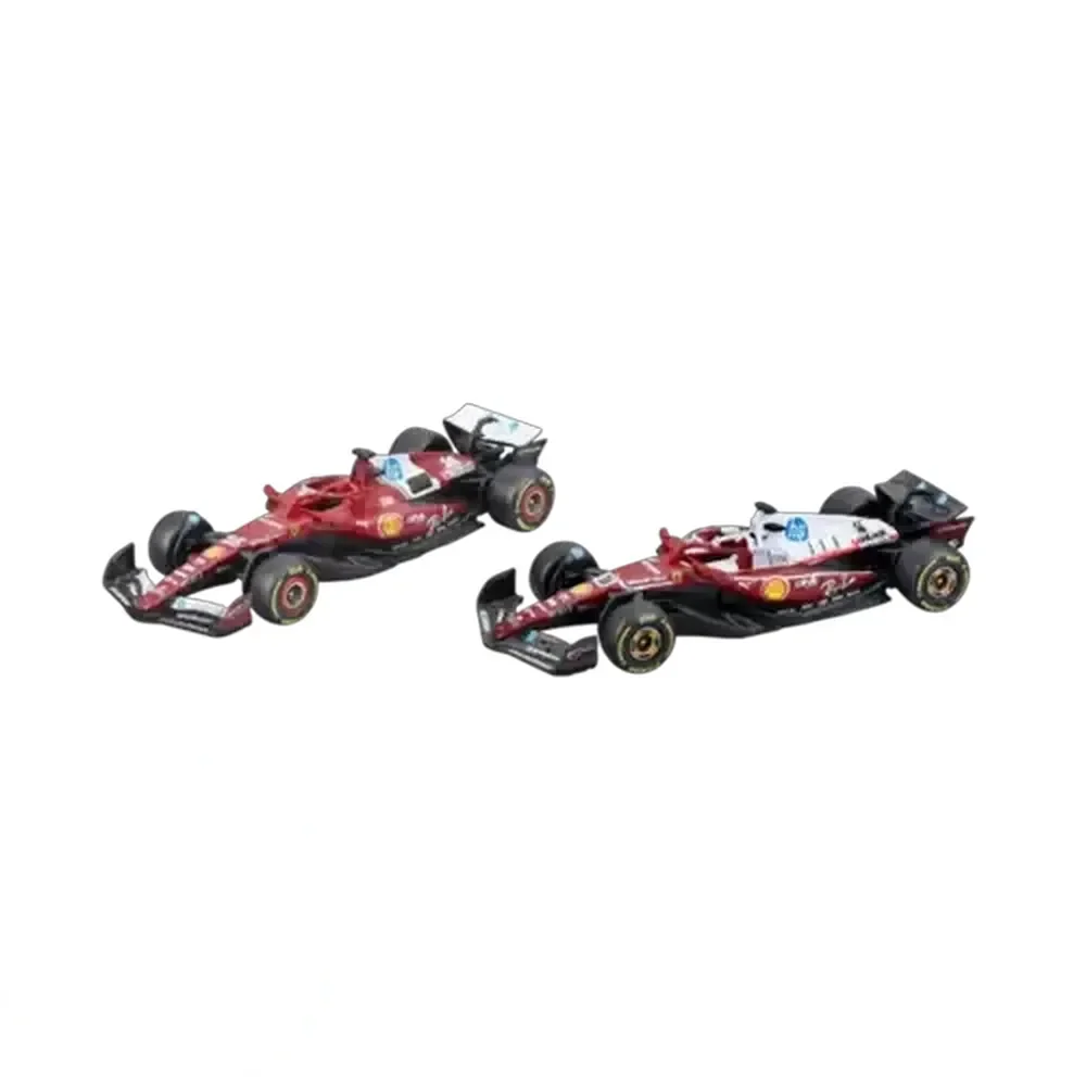 Bburago F1 Ferrari Hard Case 1:64 Scale 2-Pack (Charles Leclerc)