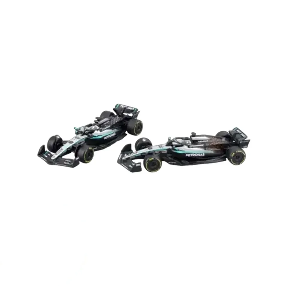 Bburago F1 Mercedes-AMG Hard Case 1:64 Scale 2-Pack (George Russell)