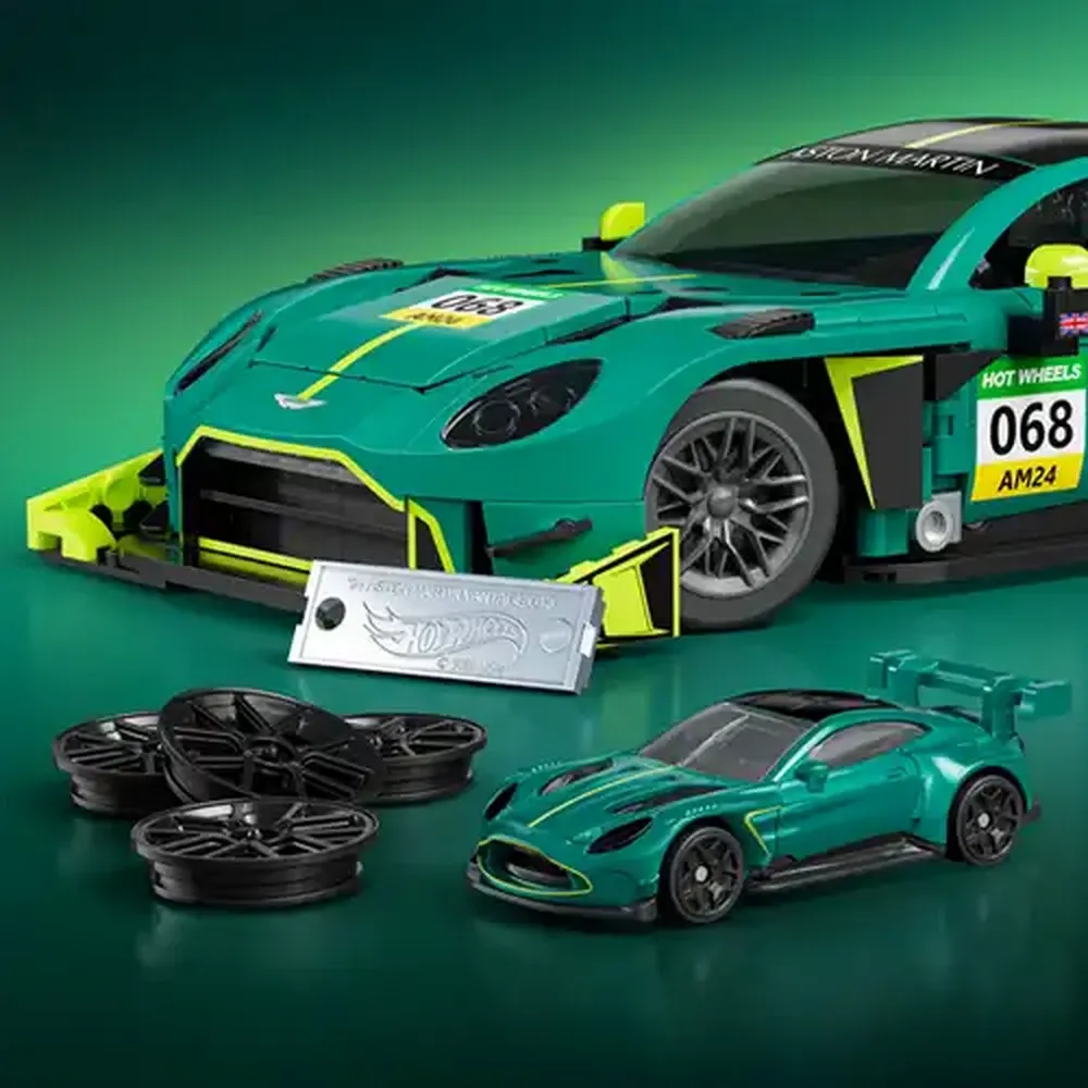 Brick Shop Hot Wheels Elite Series Building Set - ’24 Aston Martin Vantage GT3