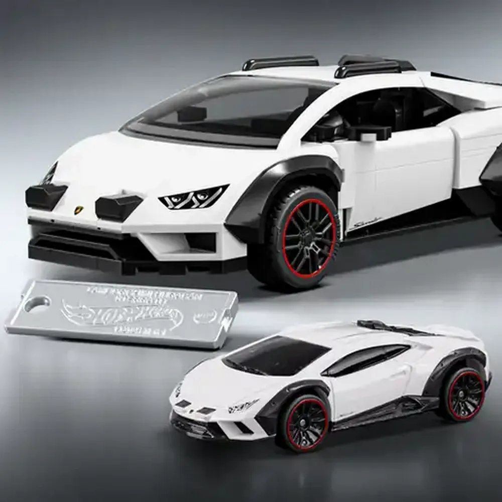 Brick Shop Hot Wheels Speed Series Building Set - Lamborghini Huracan Sterrato