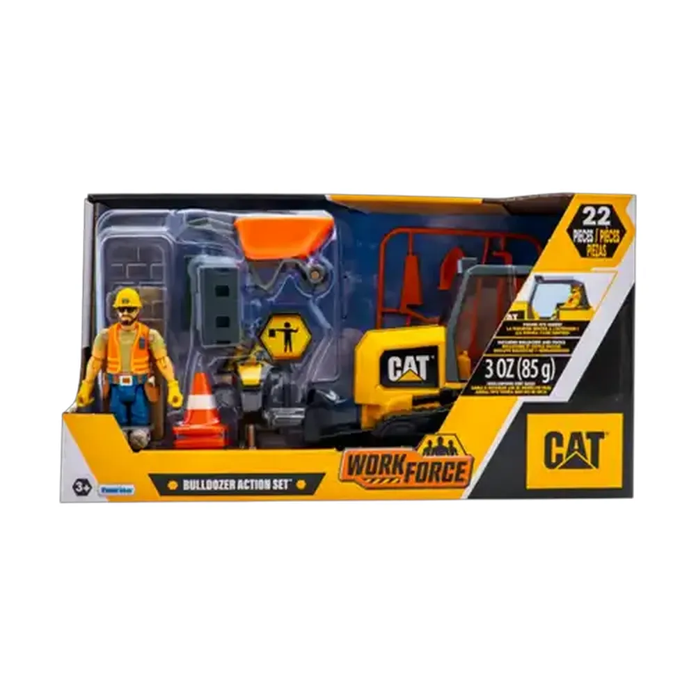CAT Workforce Construction Action Set 22-Piece (Type May Vary)