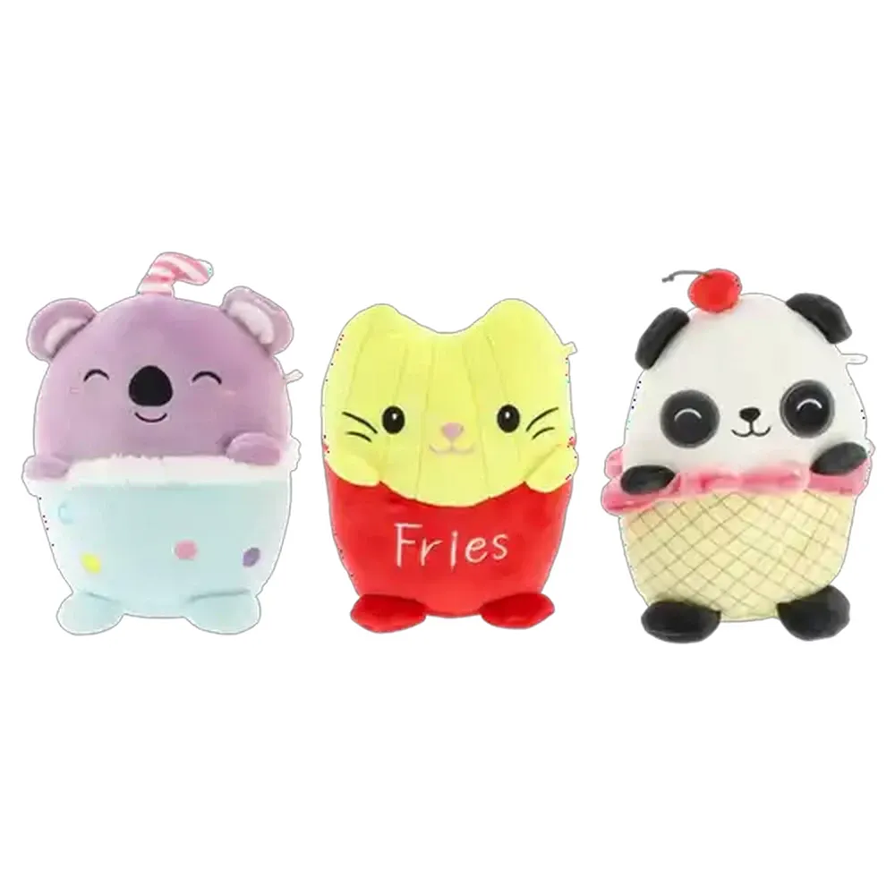 Chubby Animal Foodies Plush 20cm (Design May Vary)