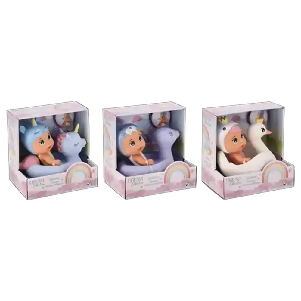 Dream Collection Bath Time Baby Doll 15cm (Design May Vary)