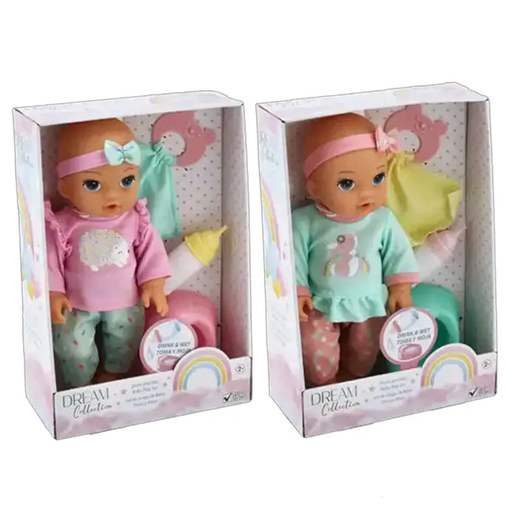 Dream Collection Drink & Wet Baby Play Set 30cm (Design May Vary)
