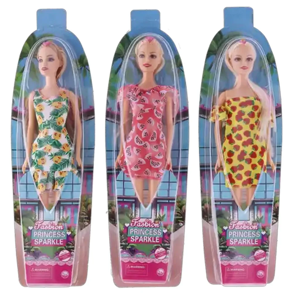 Fashion Princess Sparkle Boxed Doll (Colour May Vary)