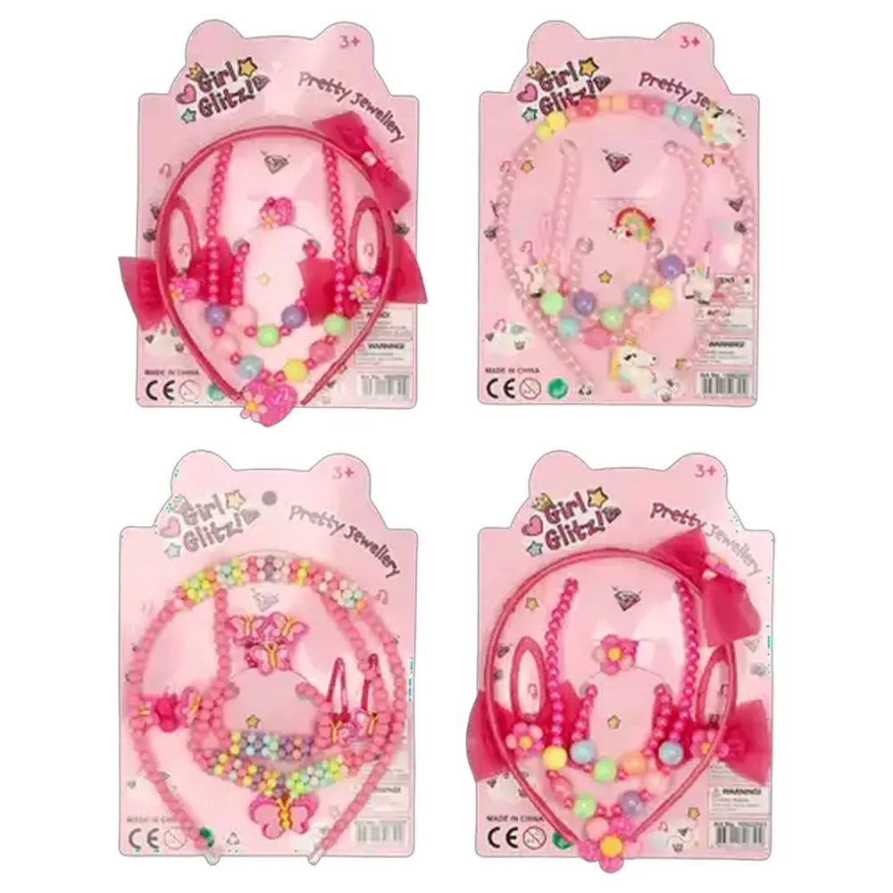 Girl Glitz! Pretty Jewellery Hair Set (Design May Vary)