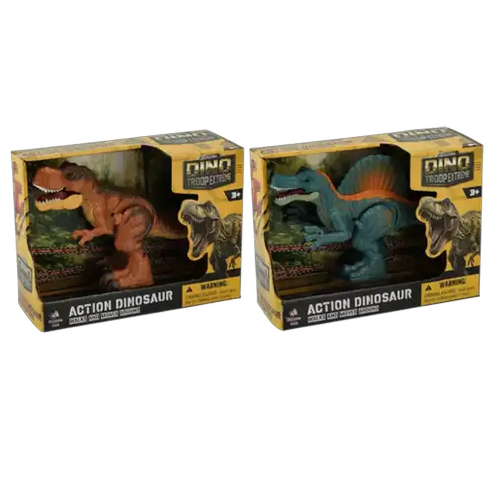 Happy Line Dino Troop Extreme Wind-Up Action Dinosaur (Design May Vary)