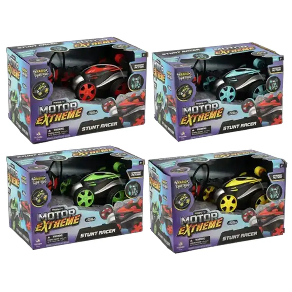 Happy Line Moto Extreme Remote Control Stunt Racer Car (Colour May Vary)