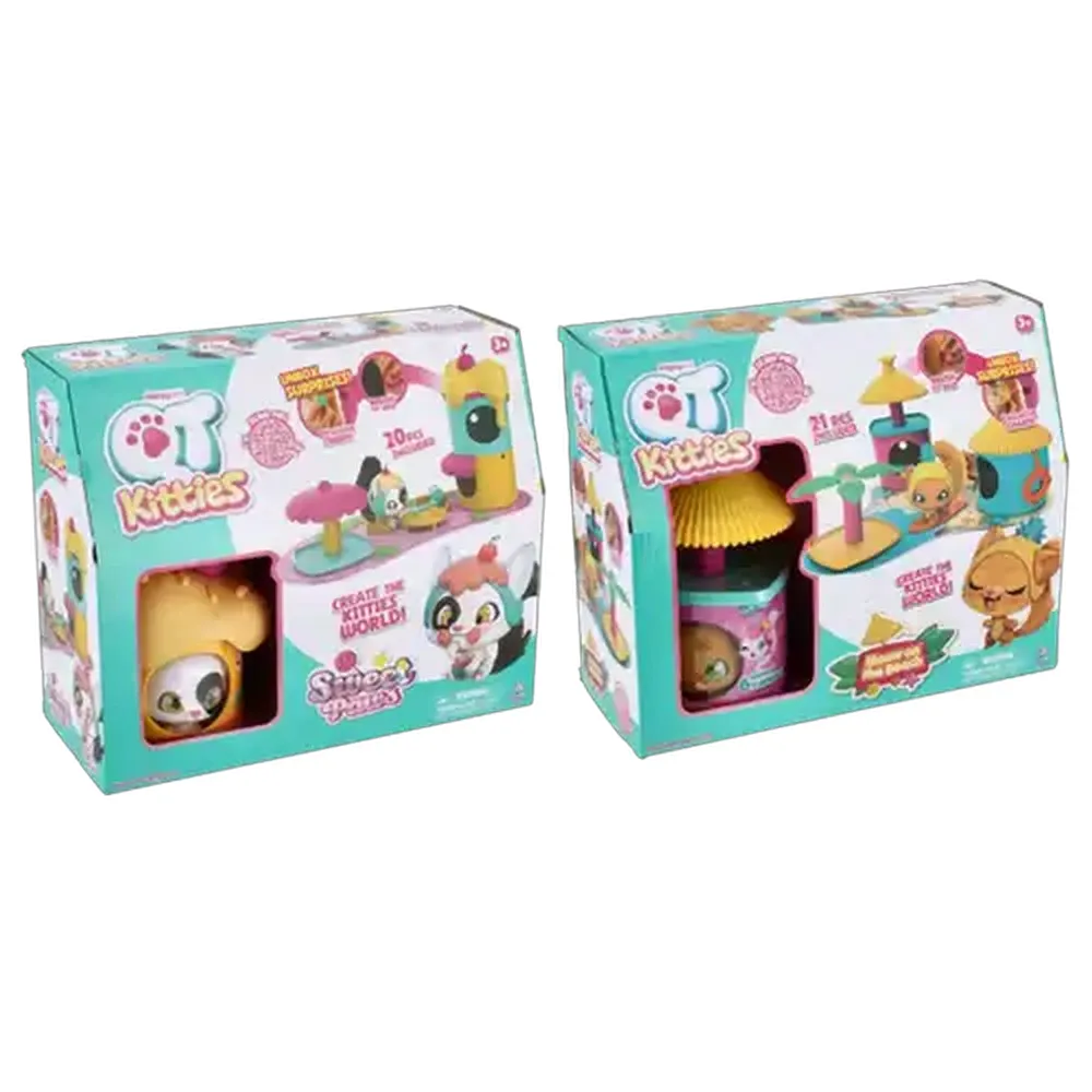 Happy Line QT Kitties 2-in-1 Summer Playset (Design May Vary)