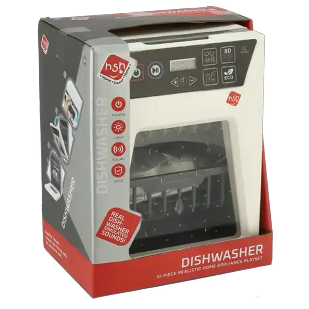 Home Sweet Home Battey-Operated Dishwasher 10 Piece