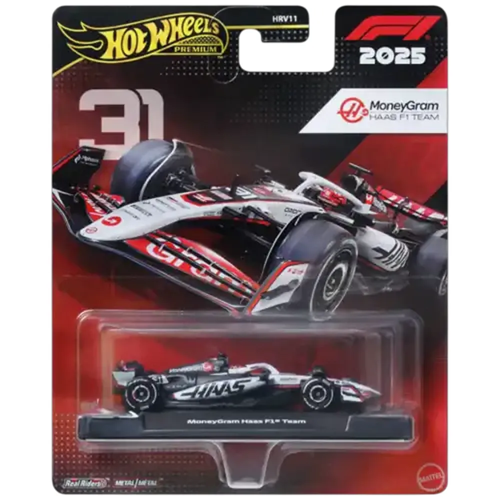 Hot Wheels Formula One (F1) 1:64 Scale Premium Die-Cast Haas (Esteban Ocon)
