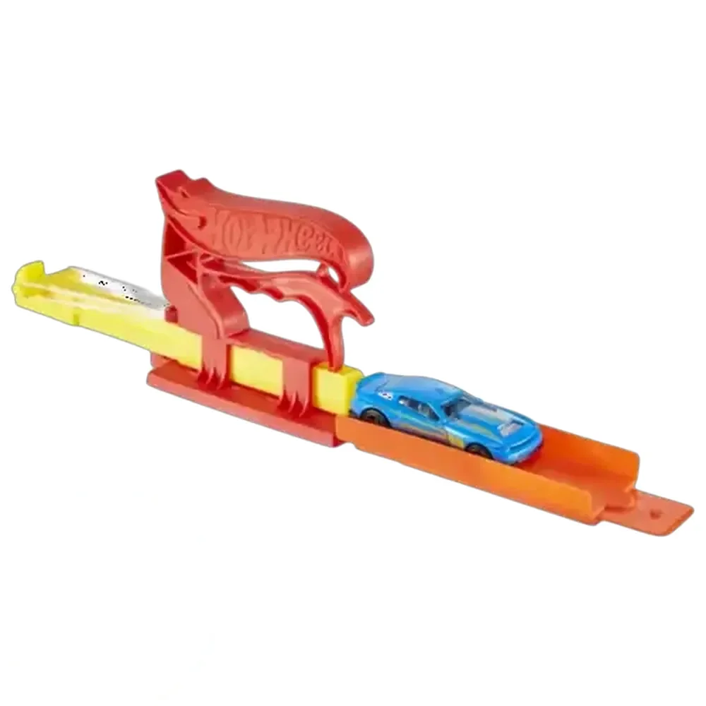 Hot Wheels Red Pocket Car launcher with Vehicle