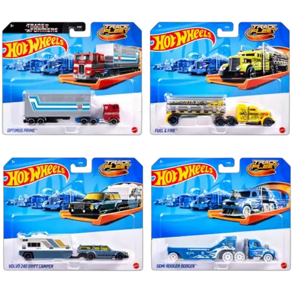 Hot Wheels Track Fleet Die-Cast Vehicle (Scale: 1:64)(Type May Vary)