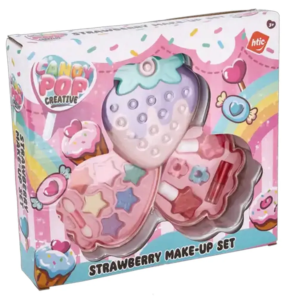 HTIC Candy Pop Strawberry Make Up Set (Design May Vary)