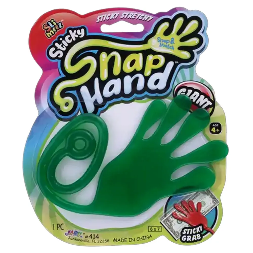 Ja-Ru Slimeez Sticky Snap Giant Hand (Colour May Vary)