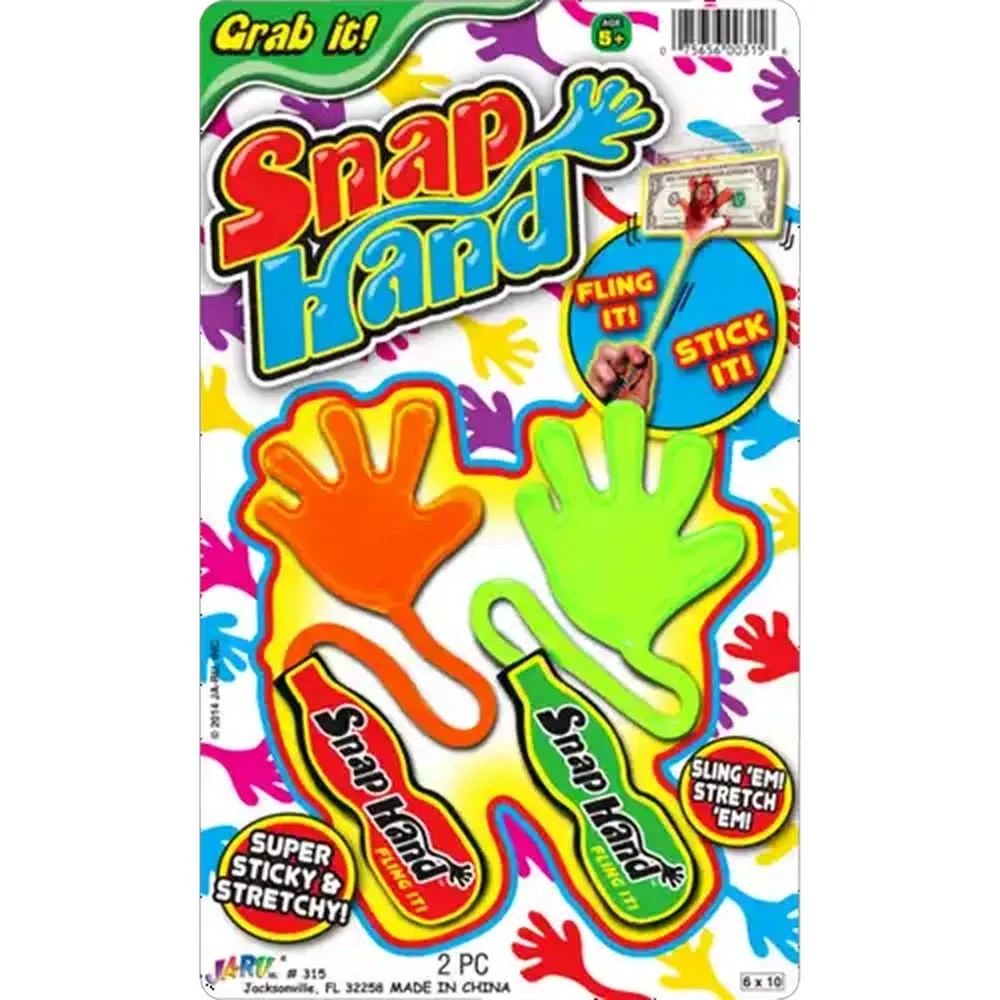 Ja-Ru Sticky Snap Hand (Colour May Vary)