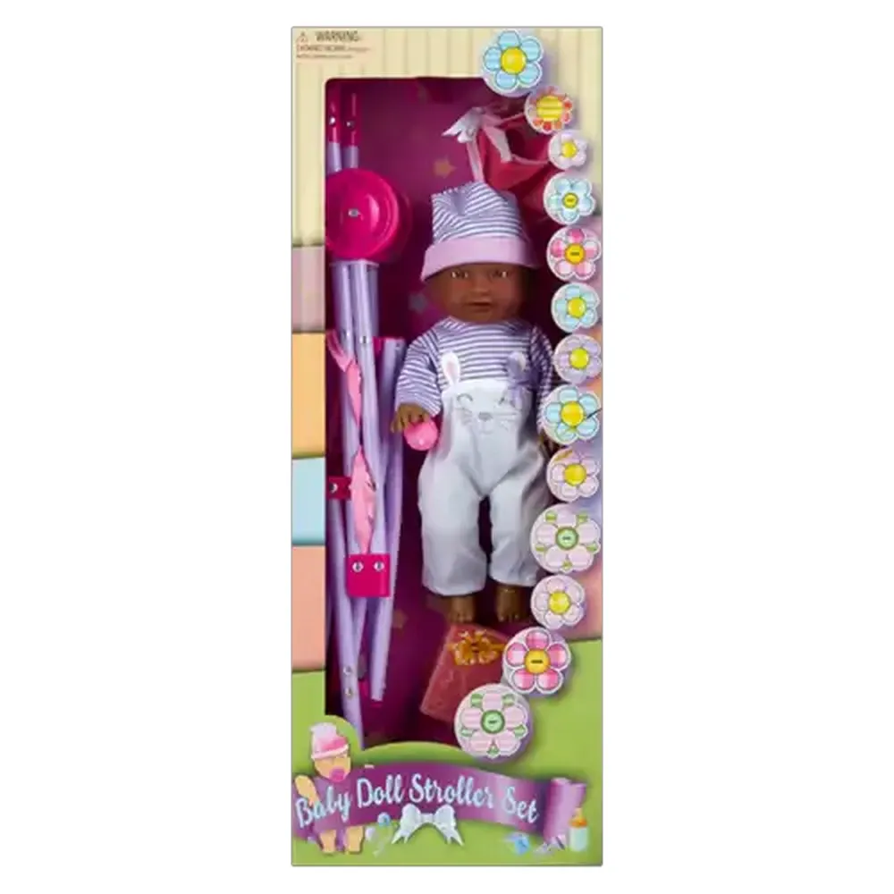 Kid's Concept Baby Doll Stroller Set 33cm