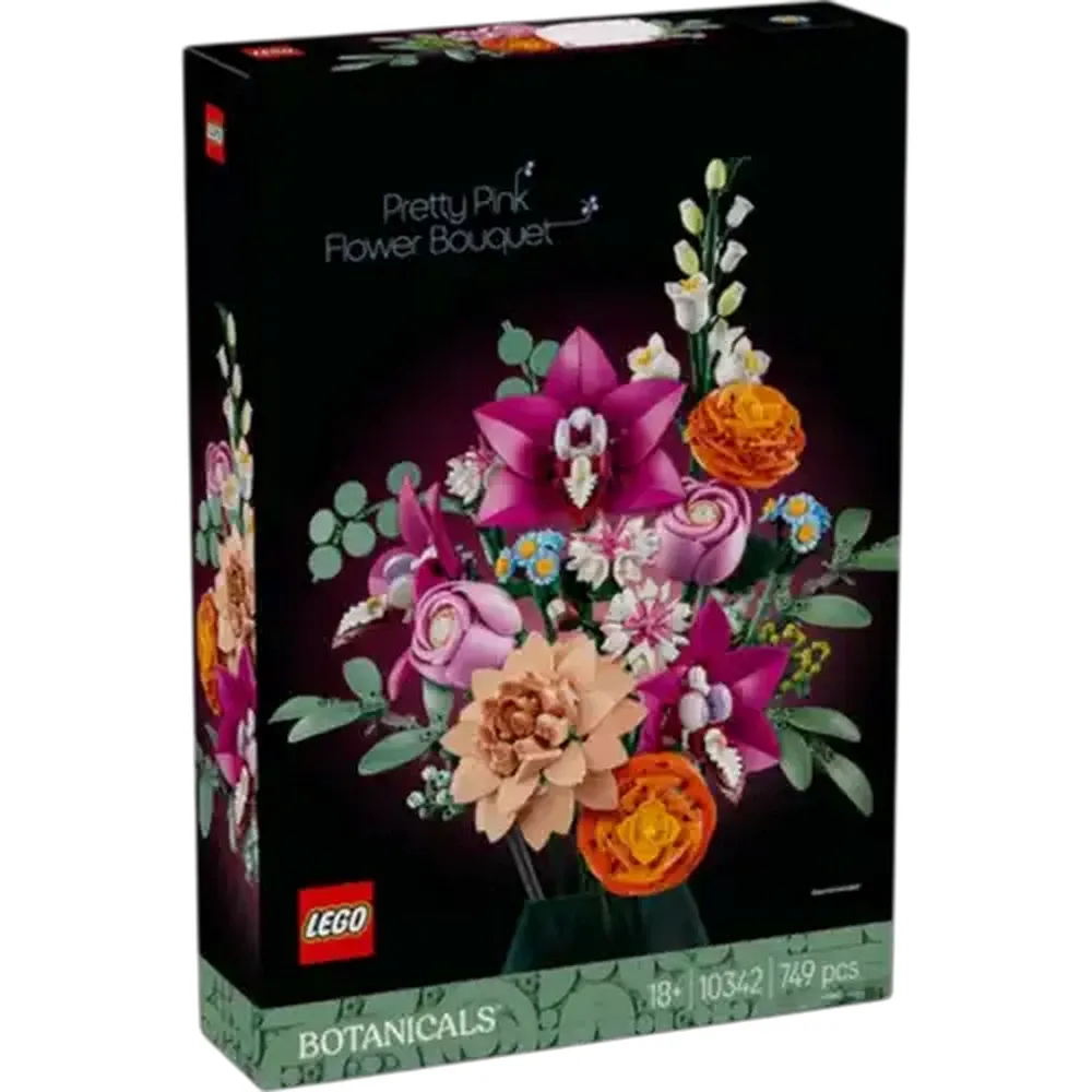 LEGO® Botanicals Pretty Pink Flower Bouquet (10342)