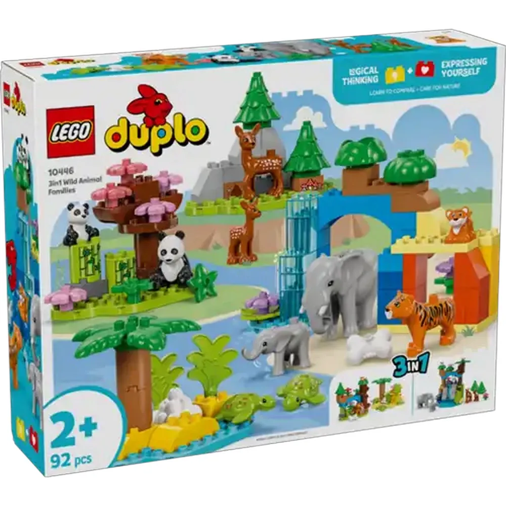 LEGO® DUPLO® 3-in-1 Wild Animal Families (10446)