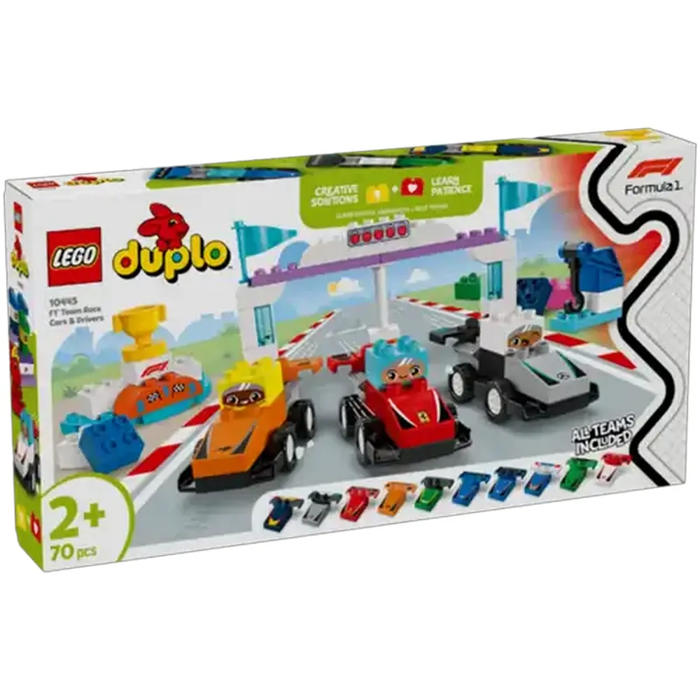 LEGO® DUPLO® F1® Team Race Cars & Drivers (10445)