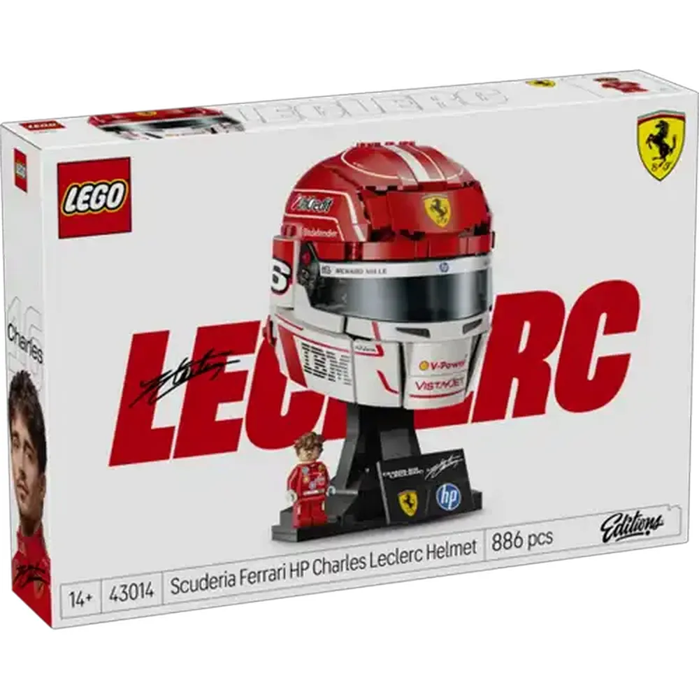 LEGO® Editions Formula 1 Scuderia Ferrari HP Charles Leclerc Helmet (43014)