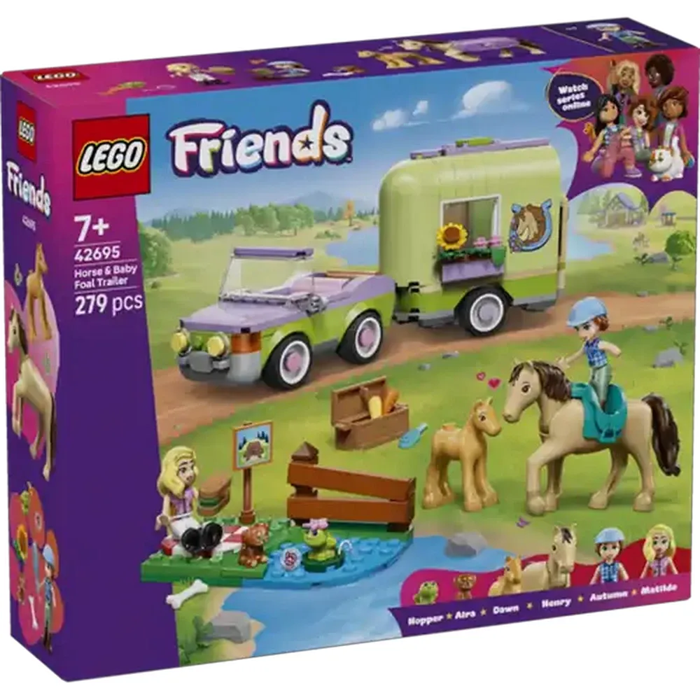 LEGO® Friends Horse & Baby Foal Trailer (42695)