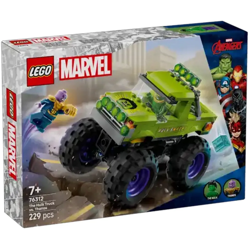 LEGO® Marvel The Hulk Truck vs. Thanos (76312)