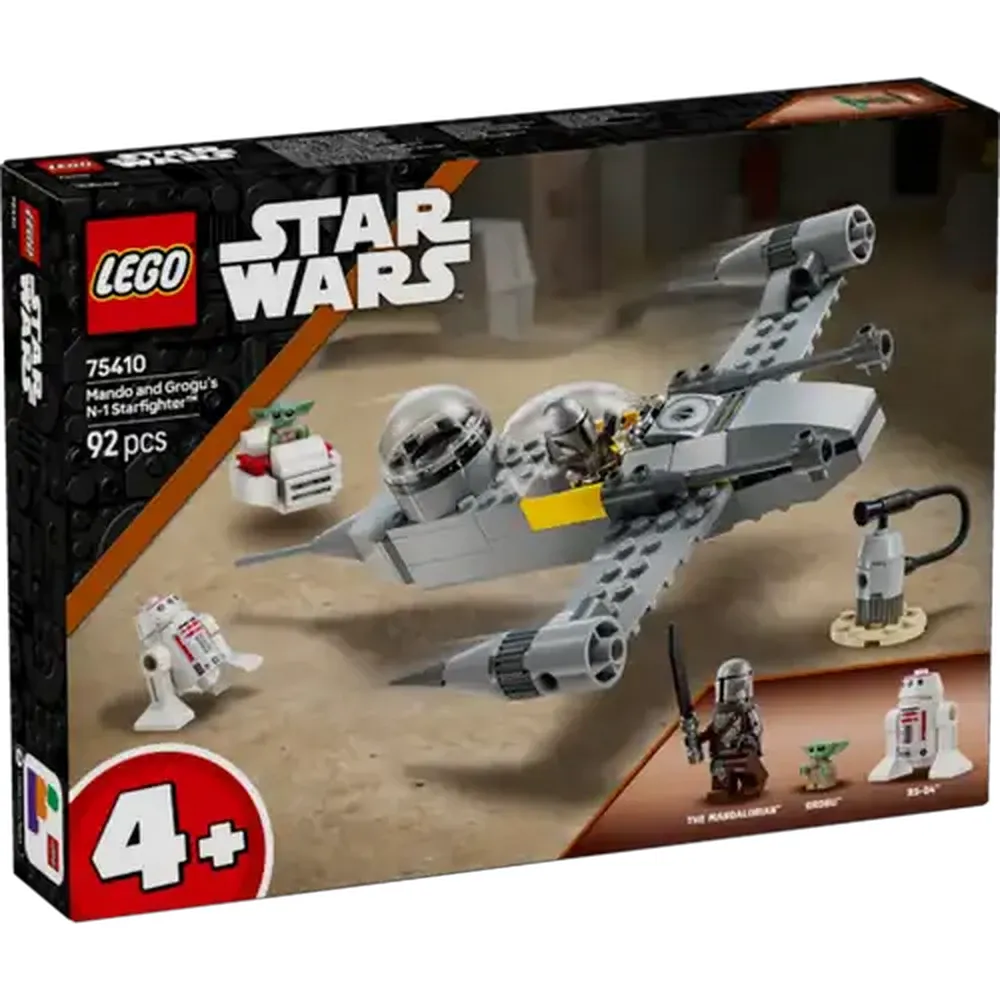 LEGO® Star Wars™ Mando and Grogu’s N-1 Starfighter™ Set (75410)