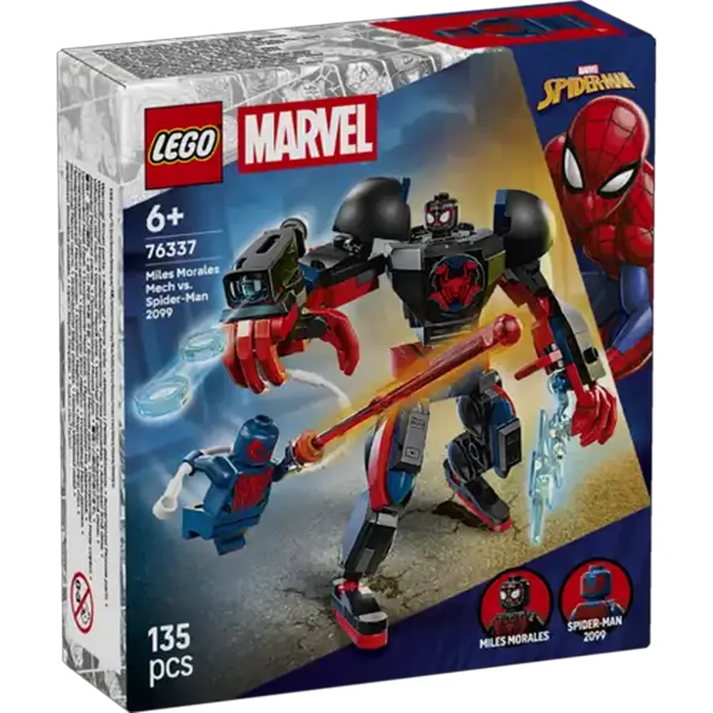 LEGO® Super Heroes Miles Morales Mech vs. Spider-Man 2099 (76337)