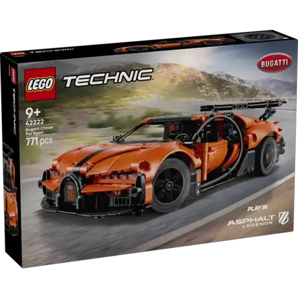 LEGO® Technic Bugatti Chiron Pur Sport Hypercar (42222)