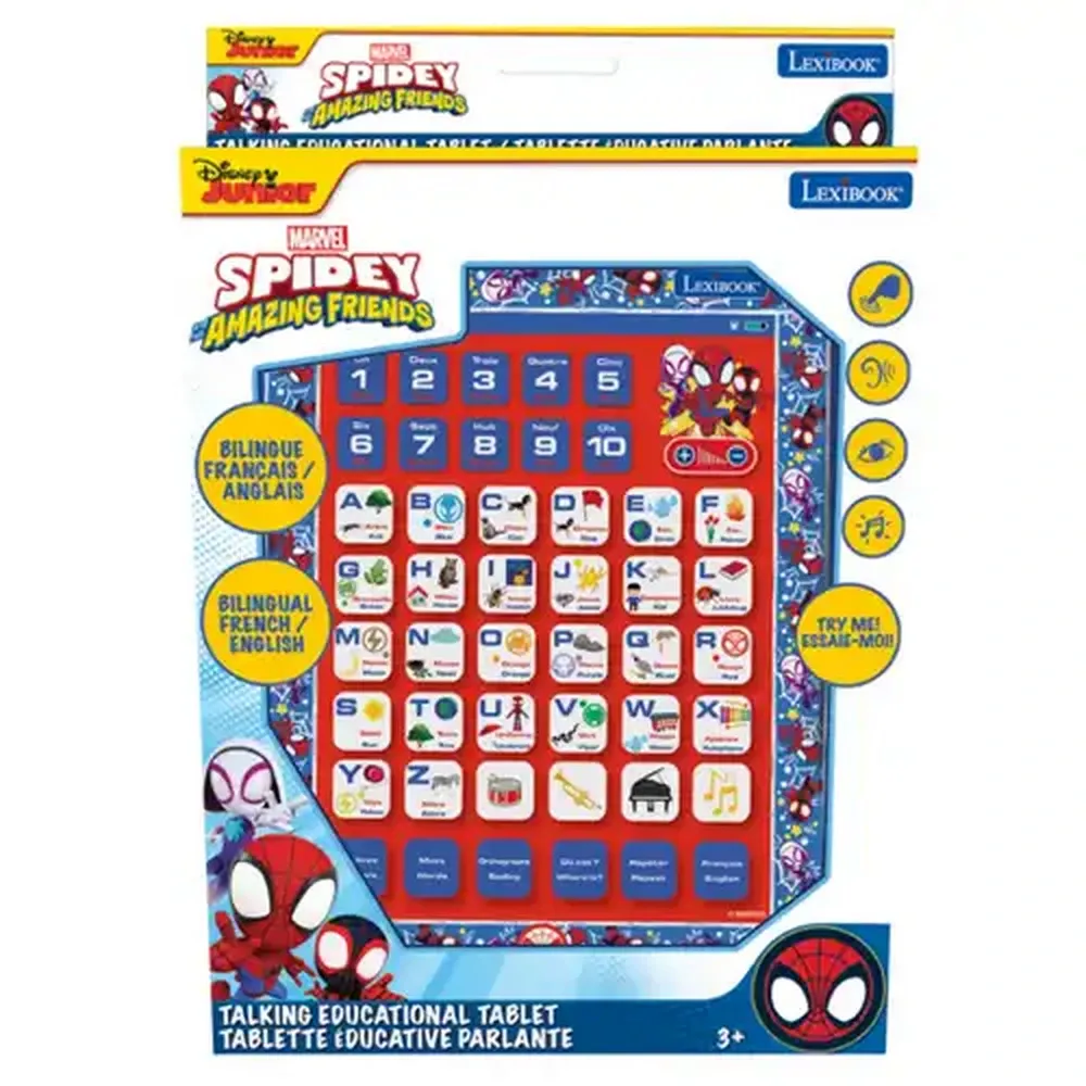 Lexibook Marvel Spidey and His Amazing Friends Bilingual Interactive Tablet