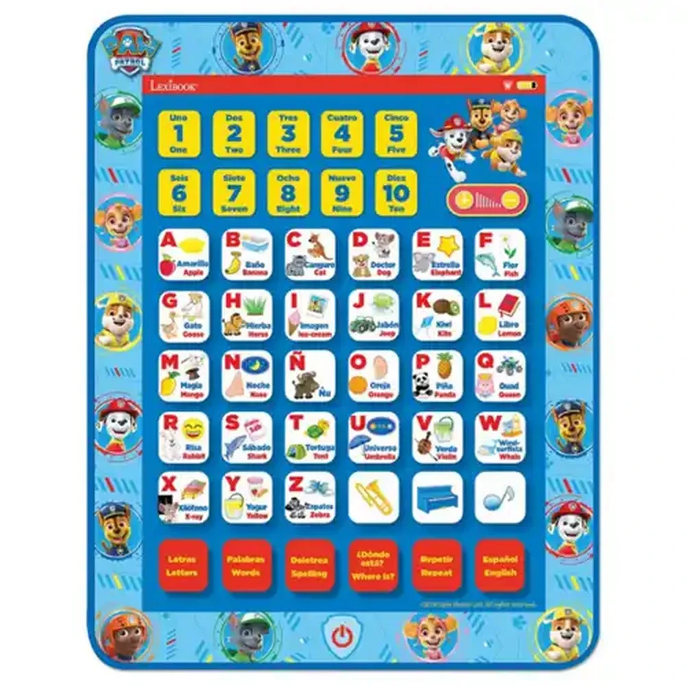 Lexibook PAW Patrol Bilingual Interactive Touch Learning Pad