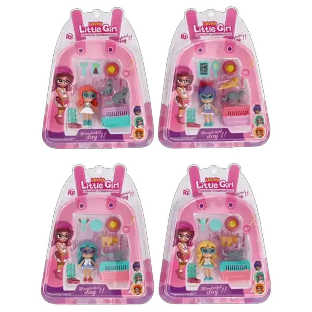 Lovely Little Girl Fashion Combination Wonderful Day Large Play Set (Design May Vary)