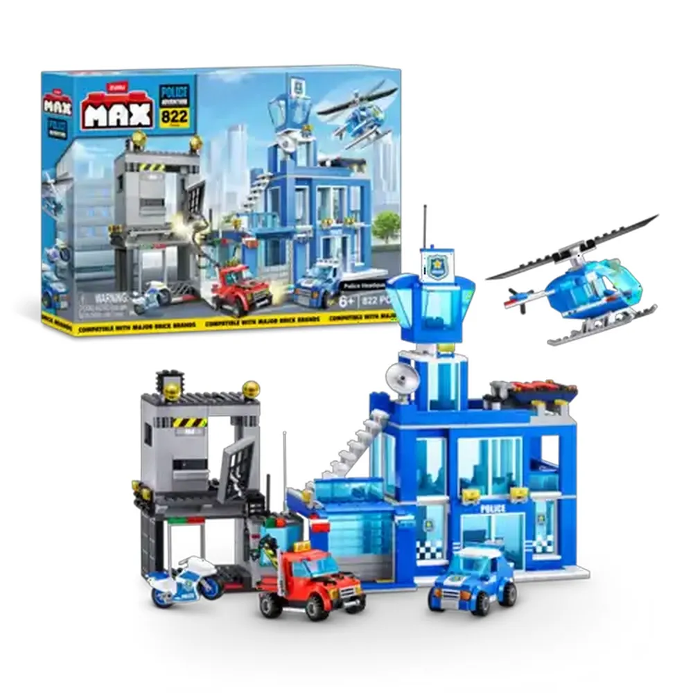 Max Adventure Police Headquarters Playset
