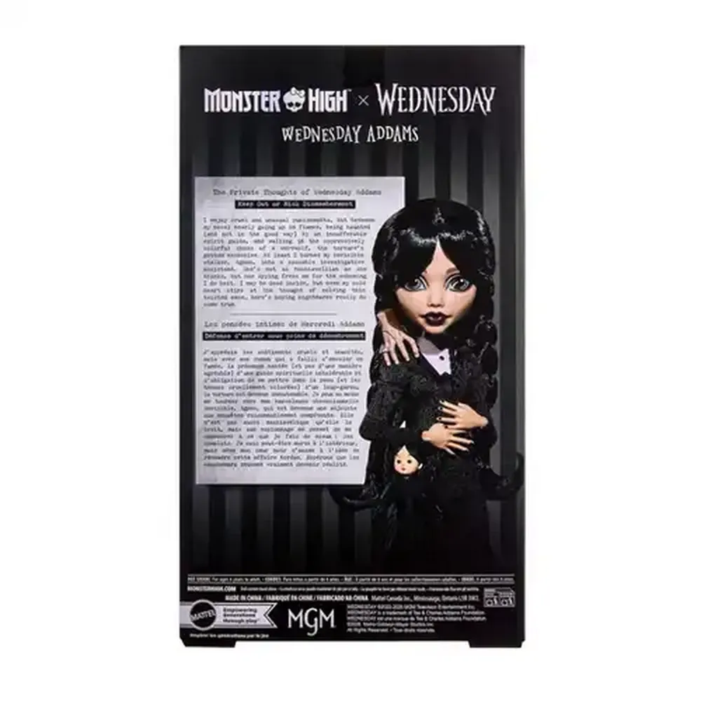 Monster High x Wednesday - Wednesday Addams Collectible Doll