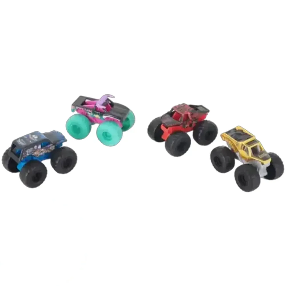 Monster Jam Monster Truck Set 1:72 Scale 4-Pack (Design May Vary)