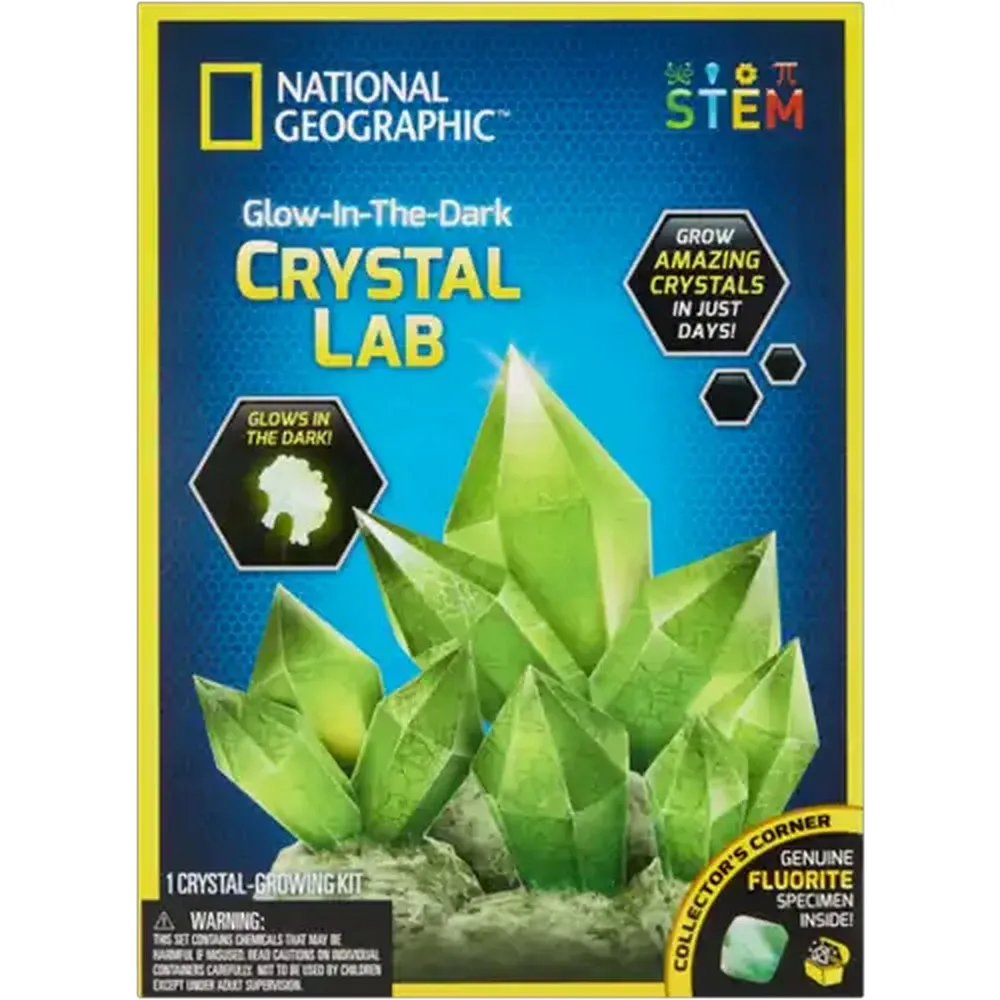 National Geographic Glow-In-The-Dark Crystal Lab Kit