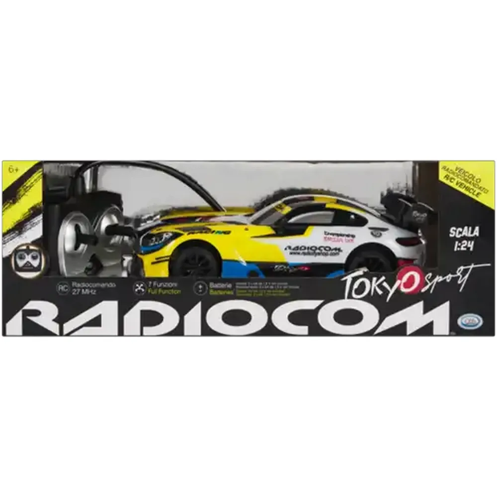 Radiocom Tokyo Sport RC Toy Car 1:24 2 Piece