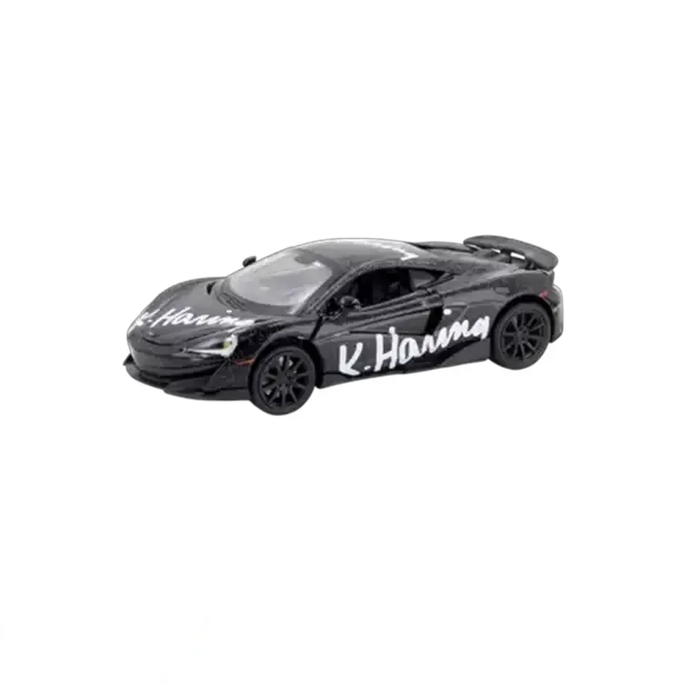 RMZ Hobby Black McLaren 600LT x Keith Haring Signature Car 1:32 Scale