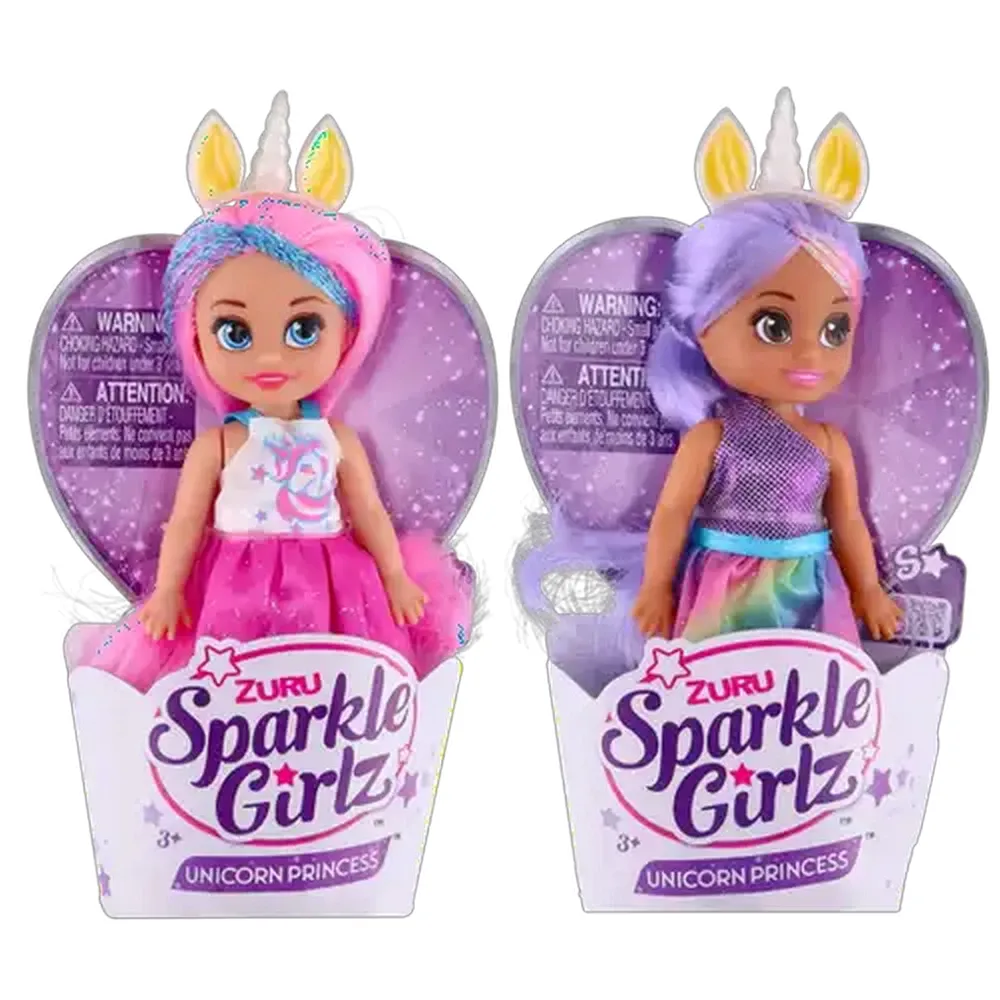 Sparkle Girlz Cupcake Unicorn Doll 12cm (Colour May Vary)
