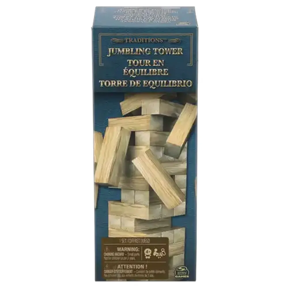 Spin Master Traditions Jumbling Tower 39 Piece