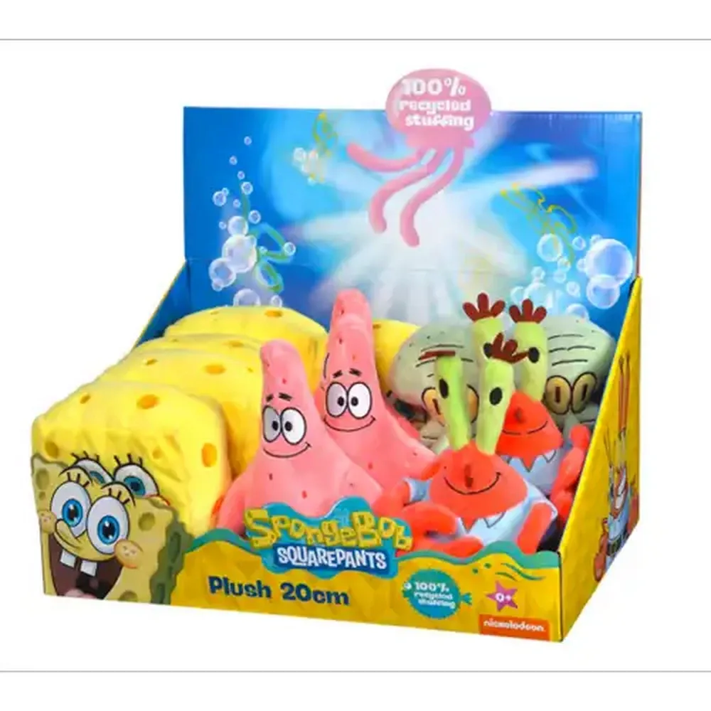 Spongebob Squarepants Plush Toy 20cm (Type May Vary)