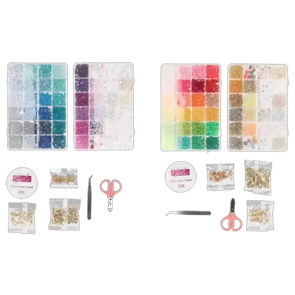 Totally Girlie Easy DIY Clay Beads Deluxe Set (Design May Vary)