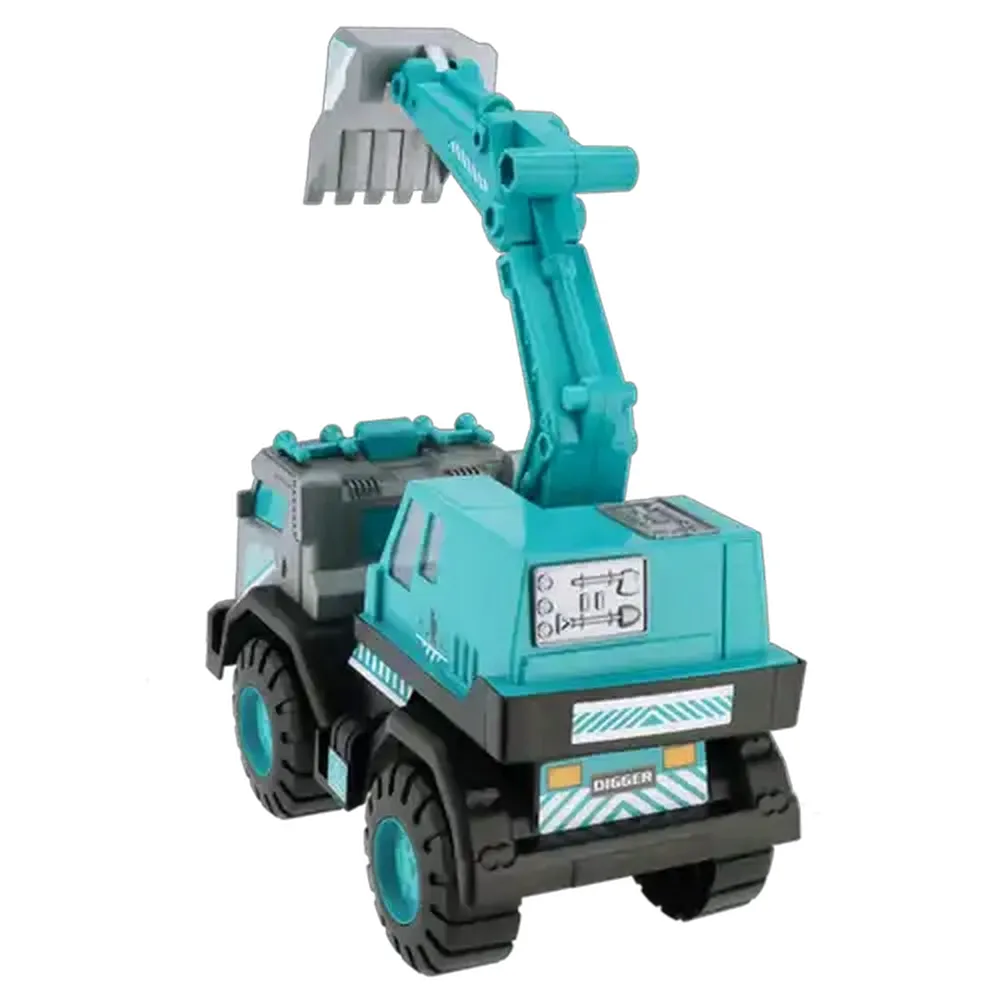 Zeus Turquoise & Grey Digger Truck