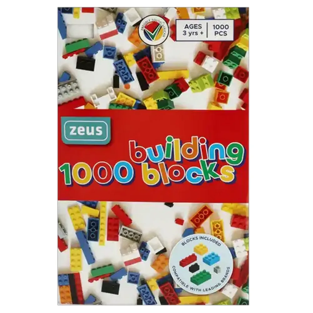 Zeus Value Pack Building Blocks 1000 Piece